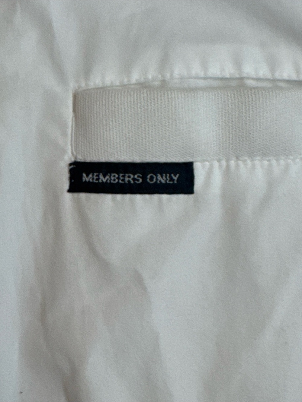 Members Only White Racer Windbreaker Jacket - Picture 4 of 9